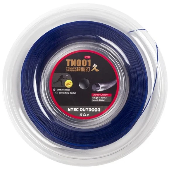 Nylon Tennis String Gut Like Feel Soft Shock Absorption Multifilament Tennis Racket String For Intermediate Players